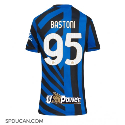 Zenski Nogometni Dres Inter Milan Alessandro Bastoni #95 Domaci 2024-25 Kratak Rukav